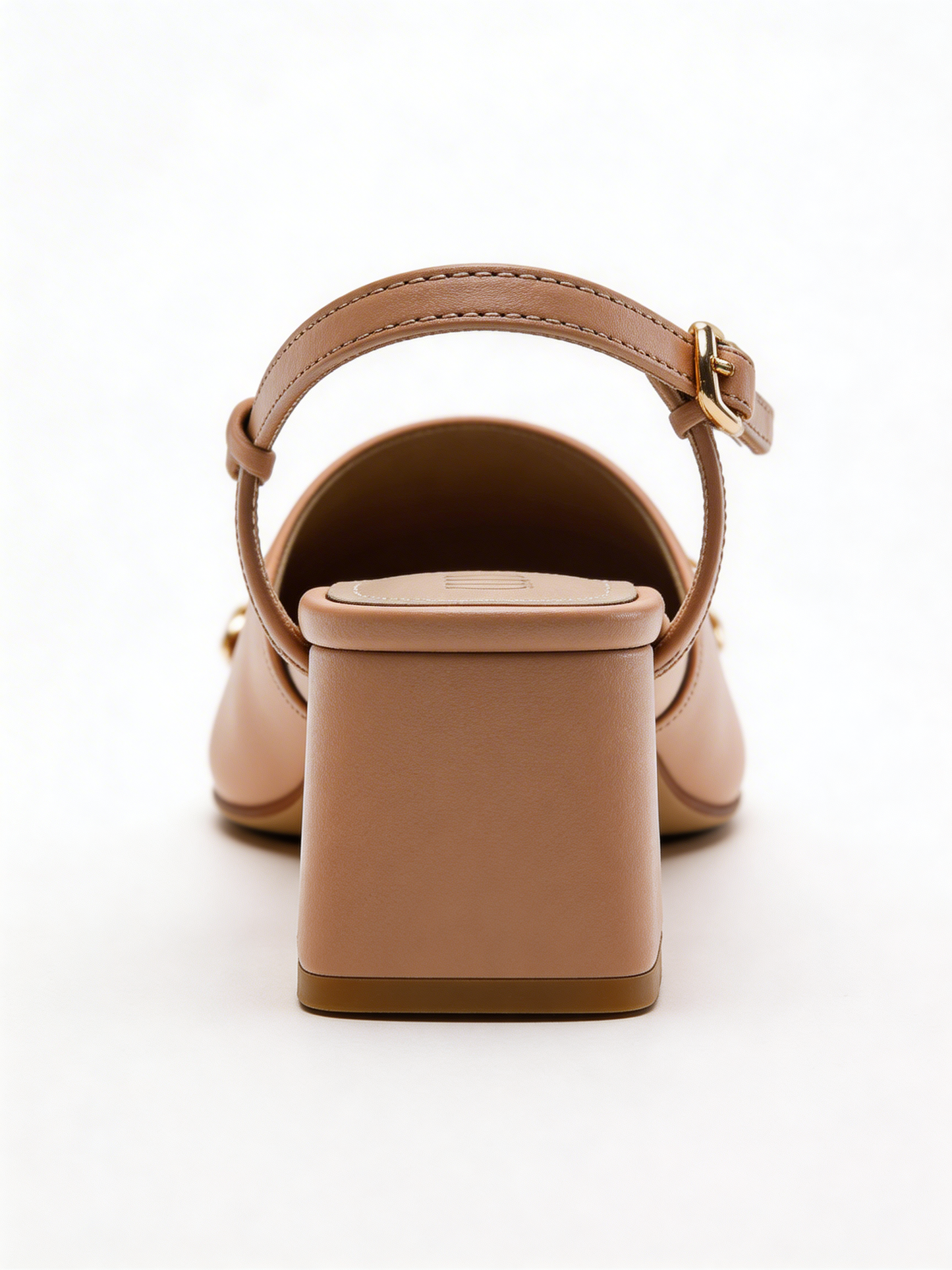 Karol - Zapatos de tacón de bloque beige (Mujer)