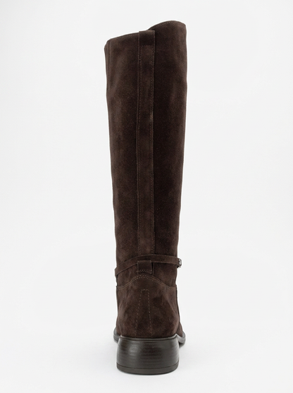 Ansel - Bota de montar de ante marrón (Mujer)