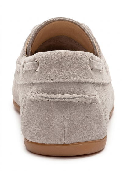 CUESTA - Beige Genuine Suede Leather Loafer (Women)