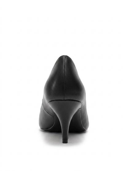 Marcus - Zapatos de tacón de punta fina negros (Mujer)