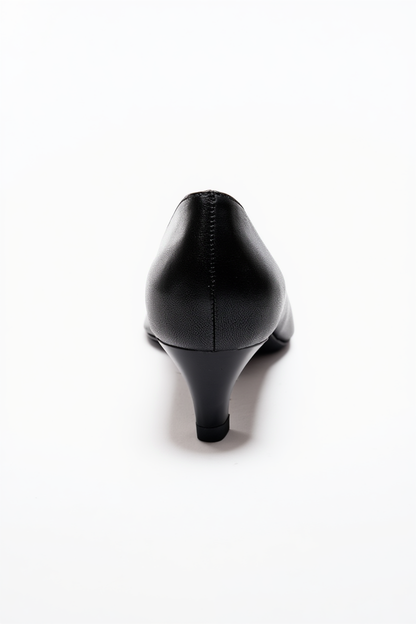 VERSAY - Zapatos de tacón bajo de aguja con puntera (Mujer)
