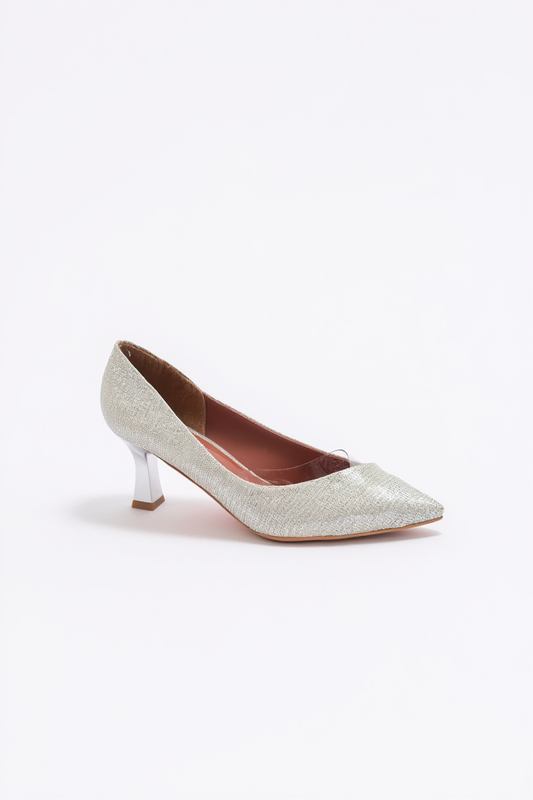 Zapatos de tacón en punta con purpurina Vera Lame (Mujer)