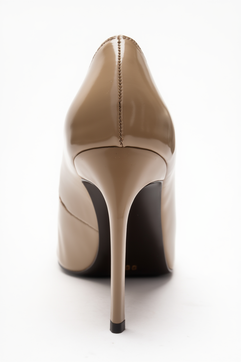 VELORİEN - Zapatos de tacón de aguja color topo (Mujer)