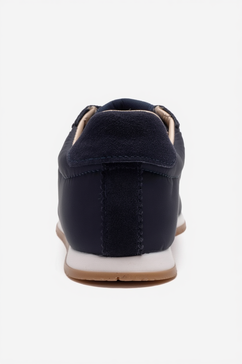 UNICA - Navy Genuine Leather Sneaker (Women)