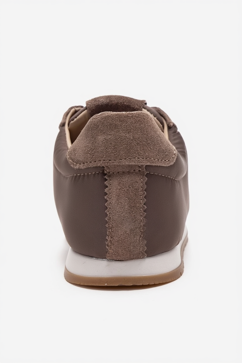 UNICA - Taupe Genuine Leather Sneaker (Women)