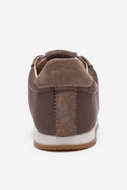 UNICA - Taupe Genuine Leather Sneaker (Women)