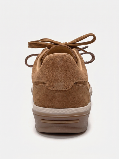 MELLE - Cognac Genuine Leather Everyday Sneaker (Women)