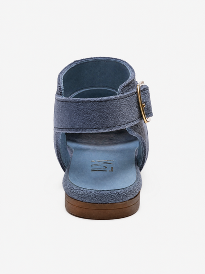 Monaro Denim Blue - Back View AI 4K