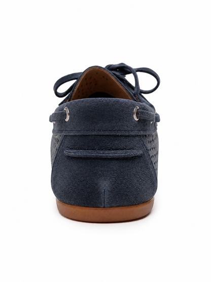 Stevo Denim Blue - Back View AI 4K