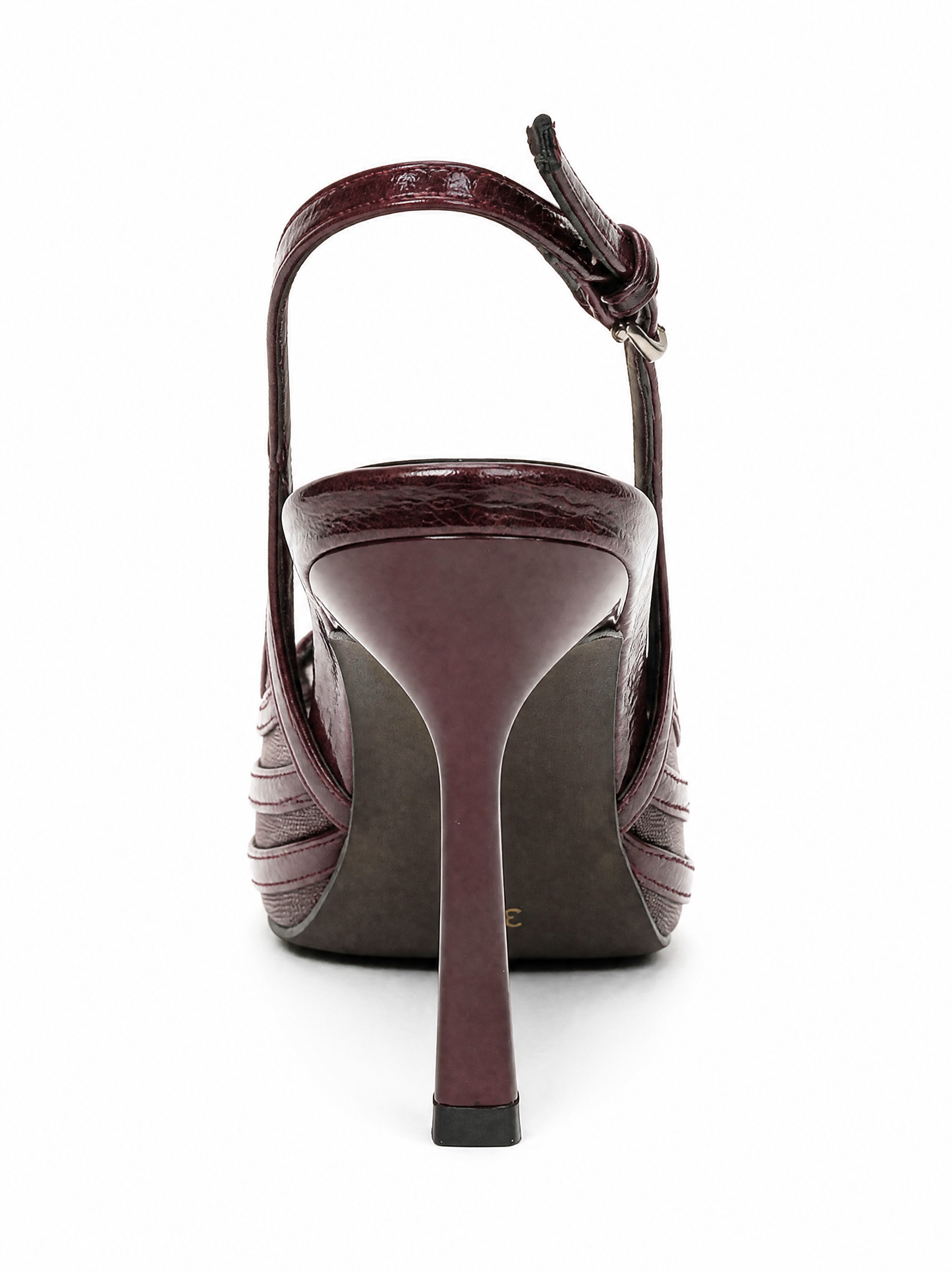 Ylena Burgundy - Back View AI 4K