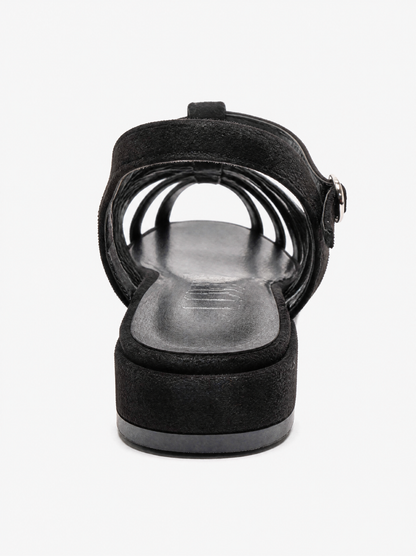 Lavina Black Suede - Back View AI 4K
