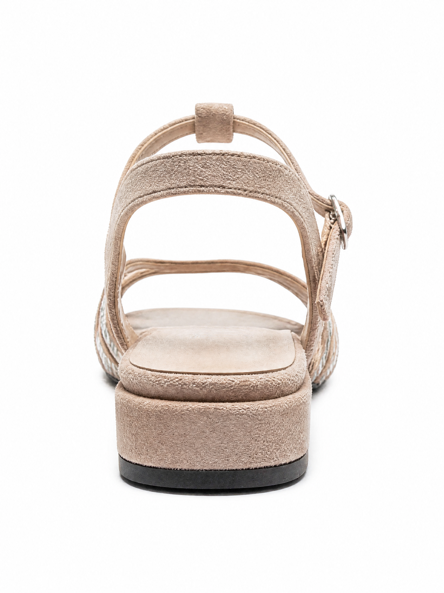 Lavina Beige Suede - Back View AI 4K