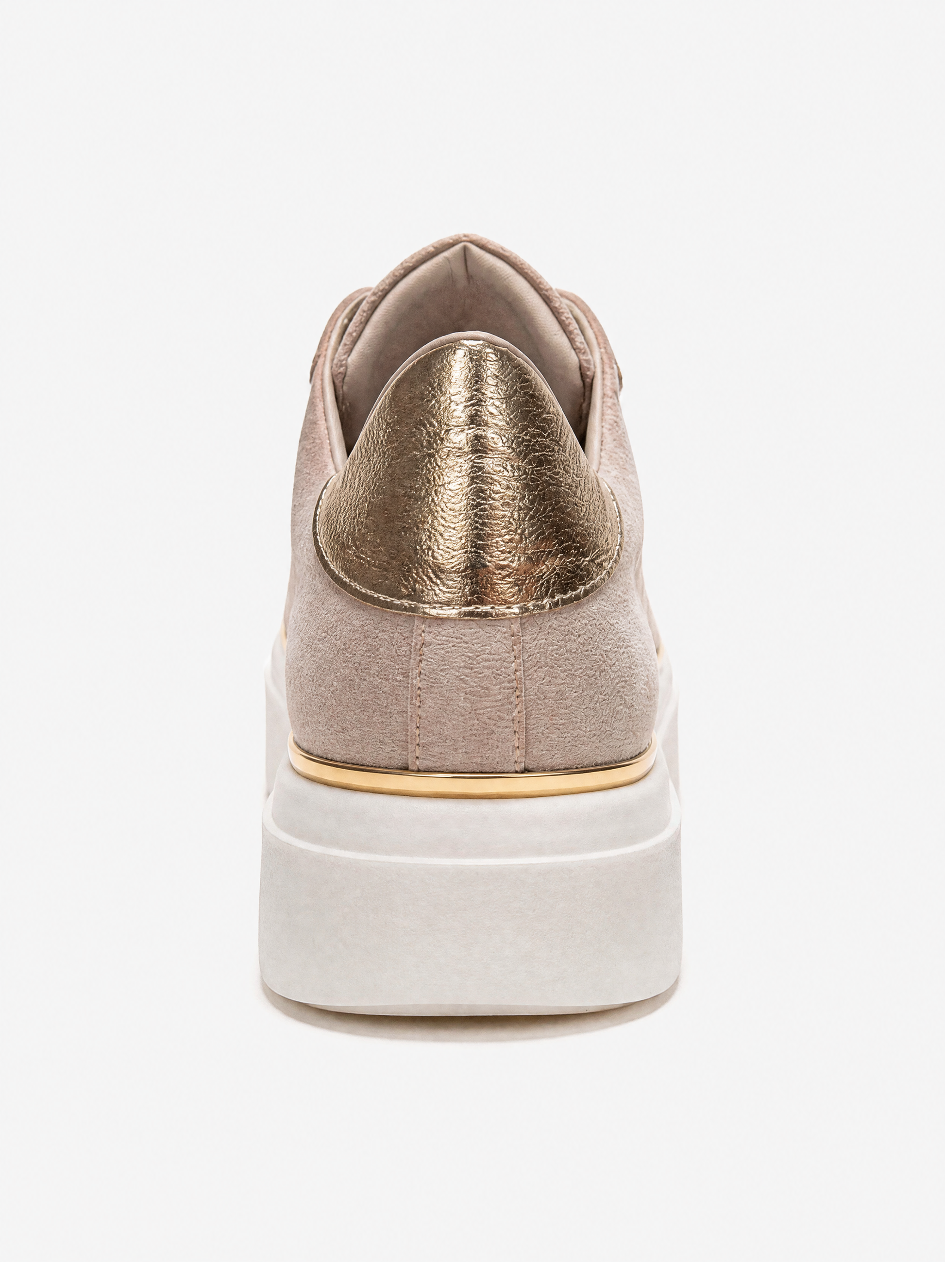 Borena Beige Suede - Back View AI 4K