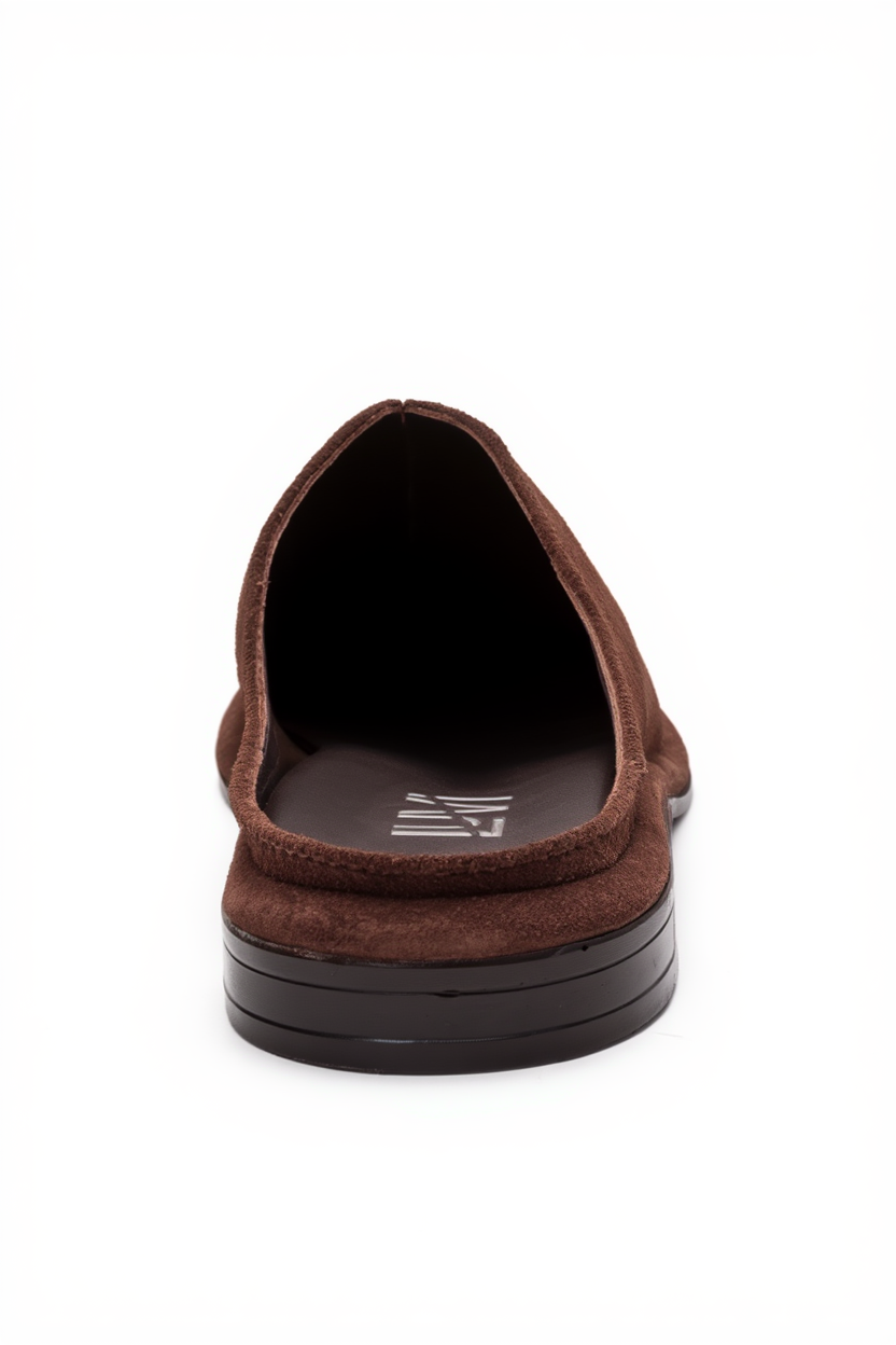Tansy - Brown Genuine Leather Closed-Toe Mule (Women)