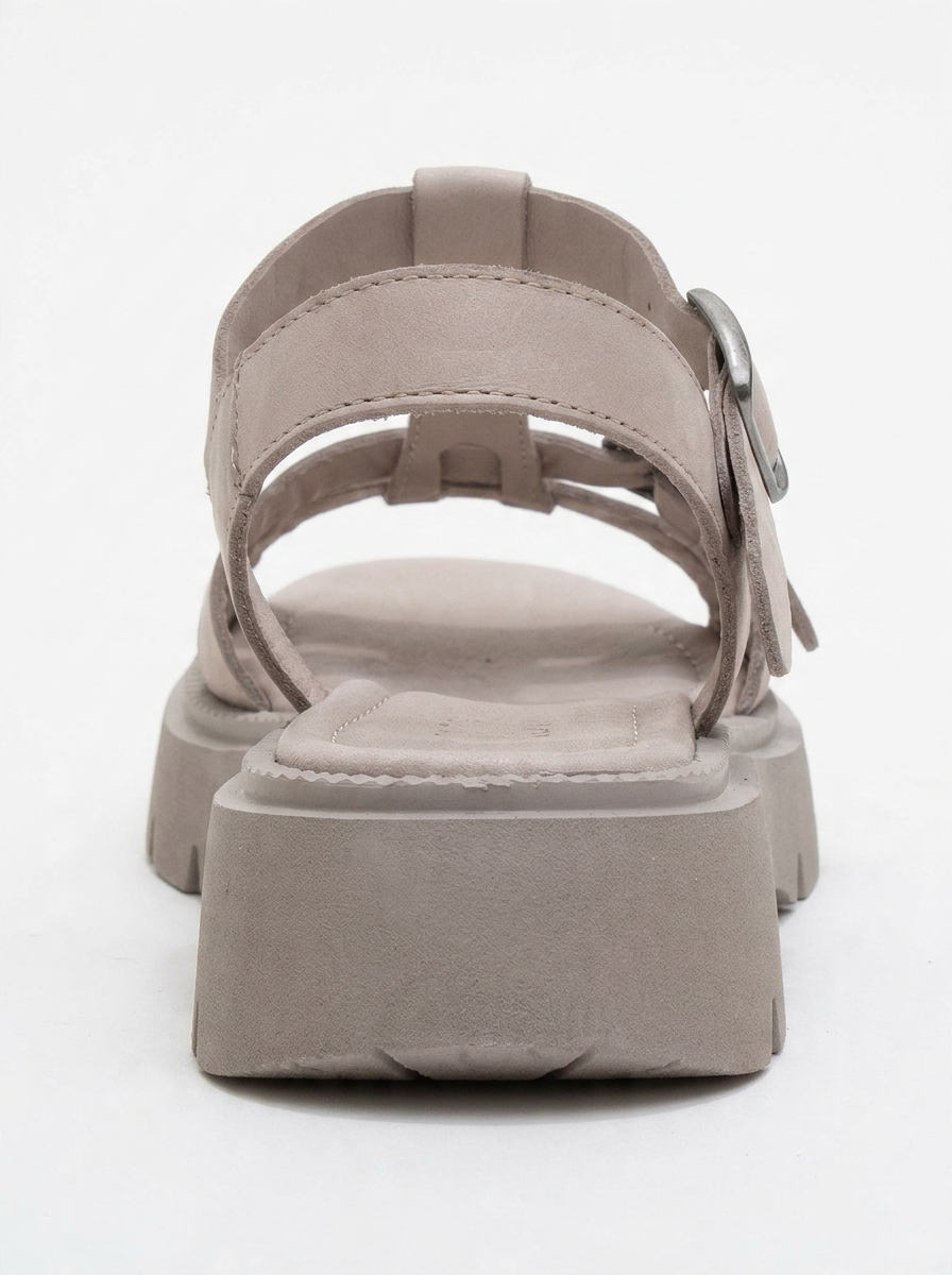 Melvin - Taupe Genuine Leather Sandal (Women)