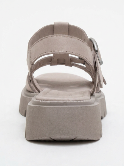Melvin - Taupe Genuine Leather Sandal (Women)