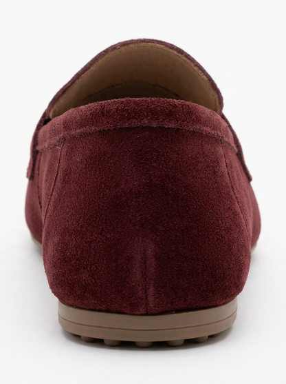 Morne - Zapatos de terciopelo burdeos (mujer)