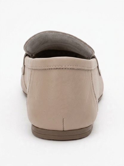 Morne - Mocasines de piel beige oscuro