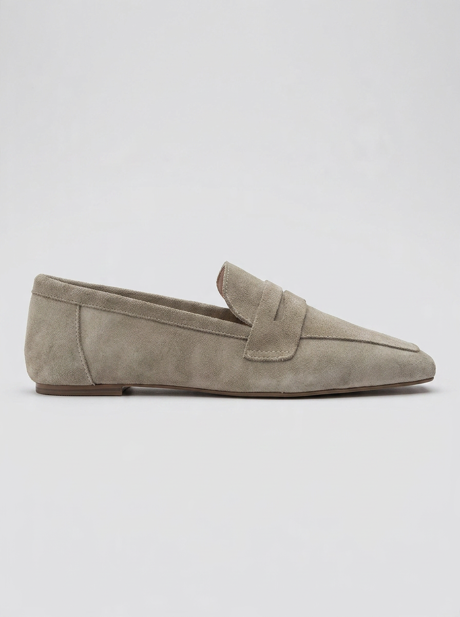 Morne - Mocasines de piel de ante beige