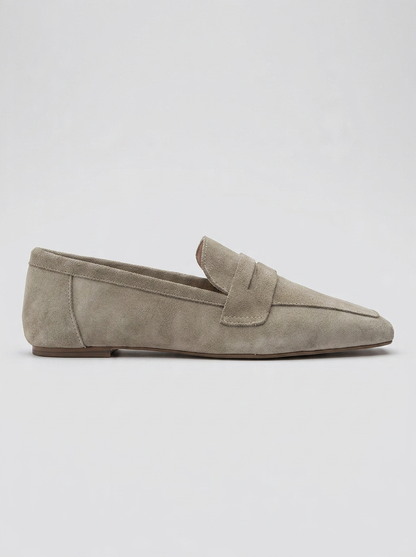 Morne - Mocasines de piel de ante beige