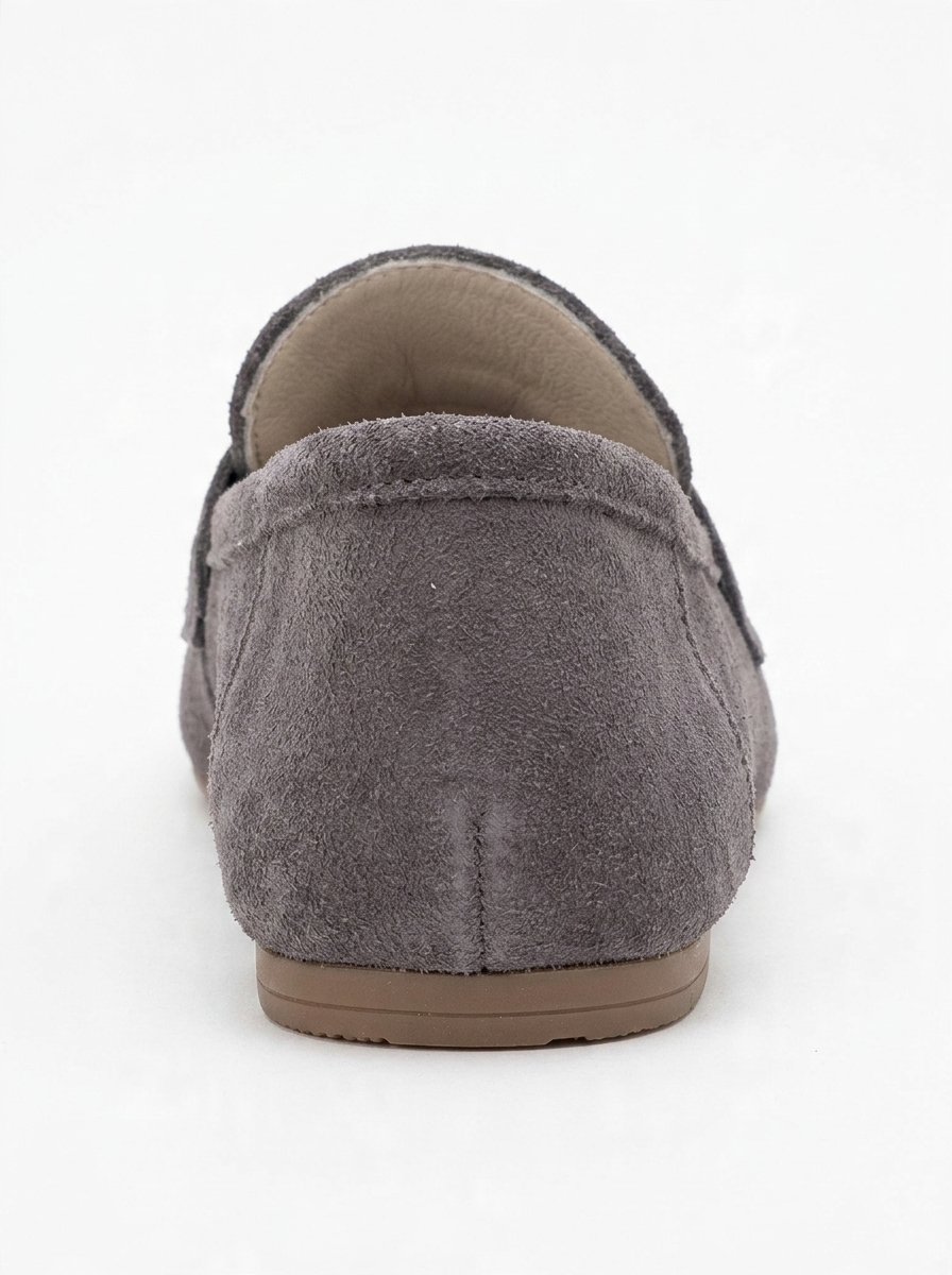Morne - Mocasines de piel de ante gris
