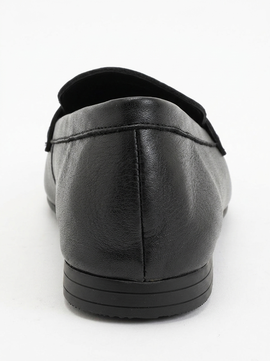 Skye - Black Leather Loafers (Women)