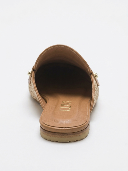 Patrizia - Beige Leather Mule (Women)