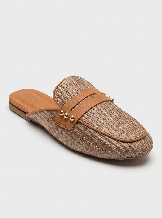 Patrizia - Brown Leather Mule (Women)