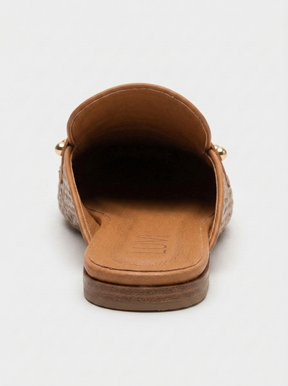 Patrizia - Brown Leather Mule (Women)