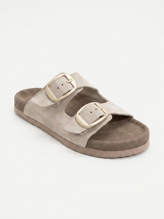 Ovesta - Sandalia de Piel Beige (Mujer)
