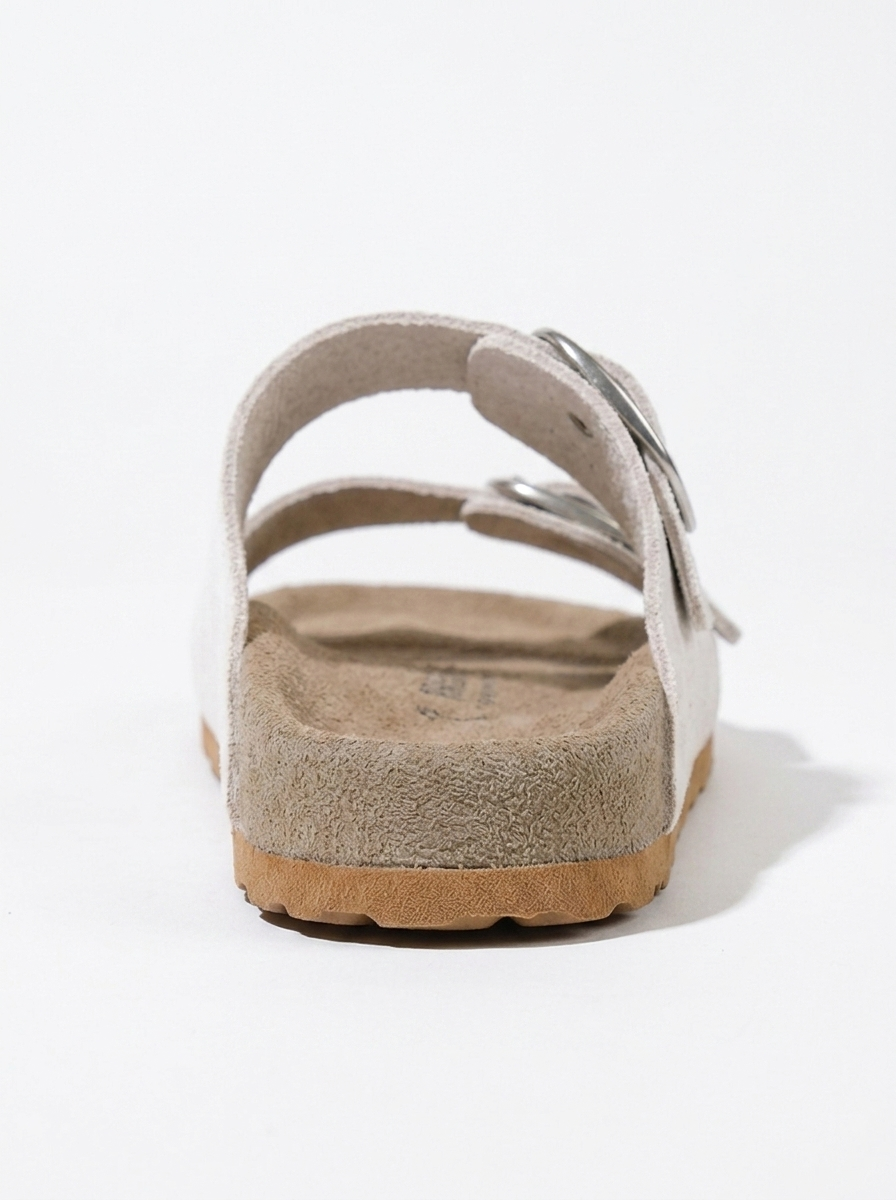 Ovesta - White Leather Slide Sandal (Women)