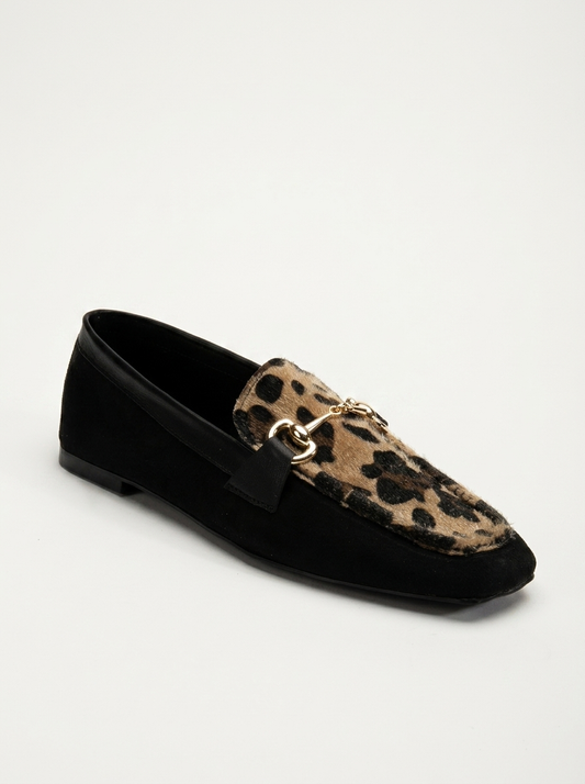Mabel - Mocasines de piel de ante negros