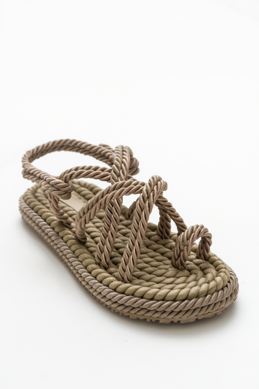 POMA Dark Beige Sandal (Women)