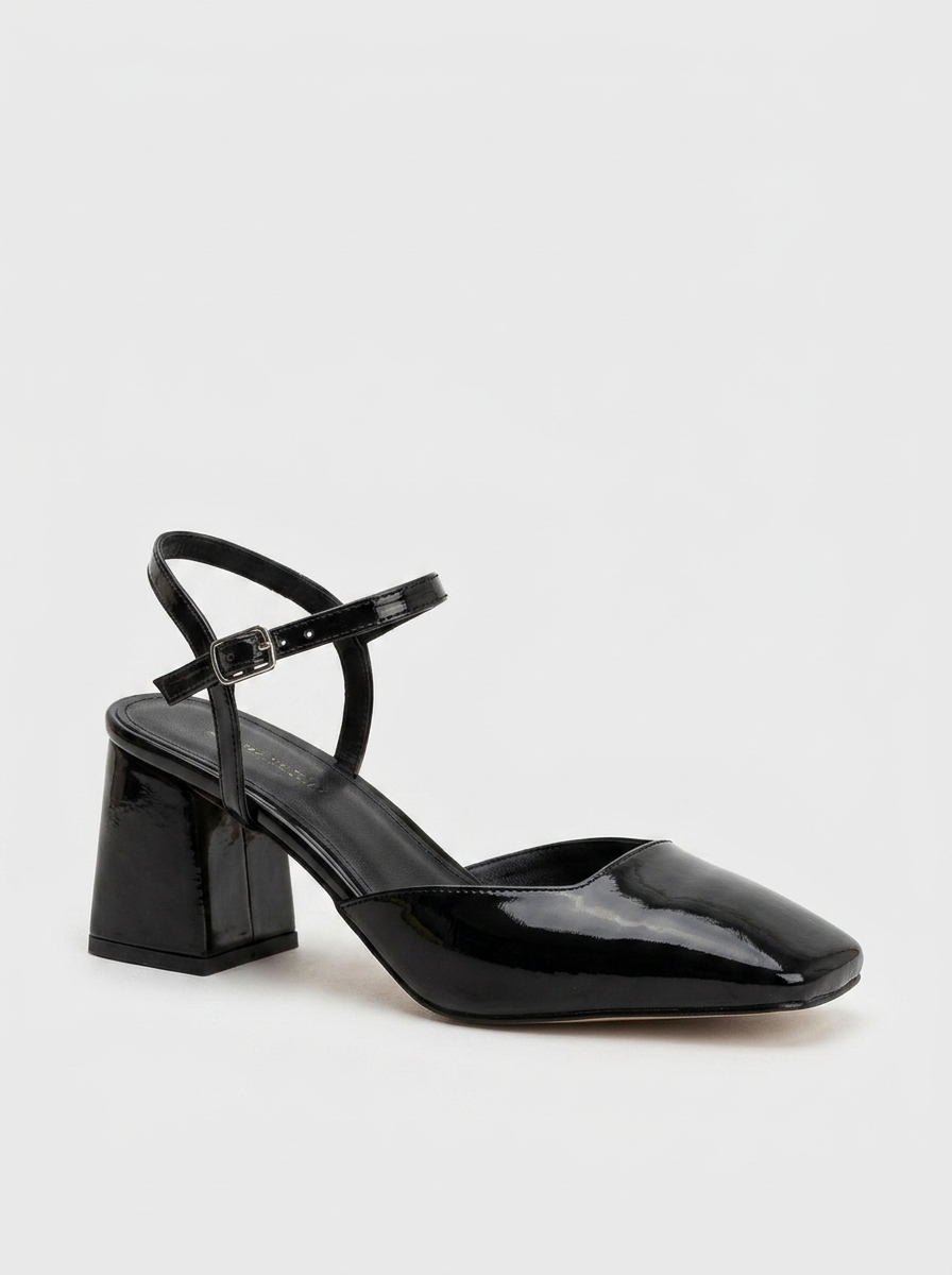 Kayla  - Black Patent Pumps