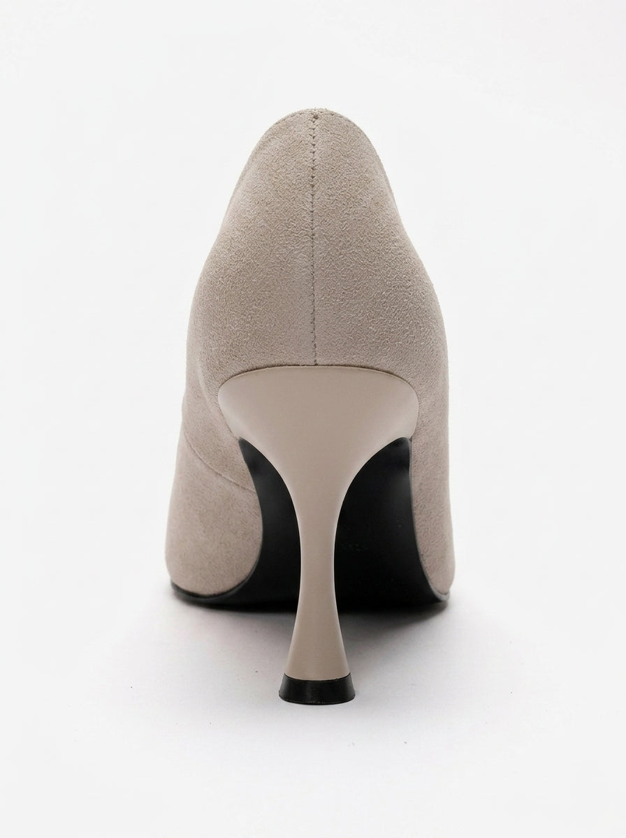 VARELIA - Beige Suede Stiletto Pump (Women)