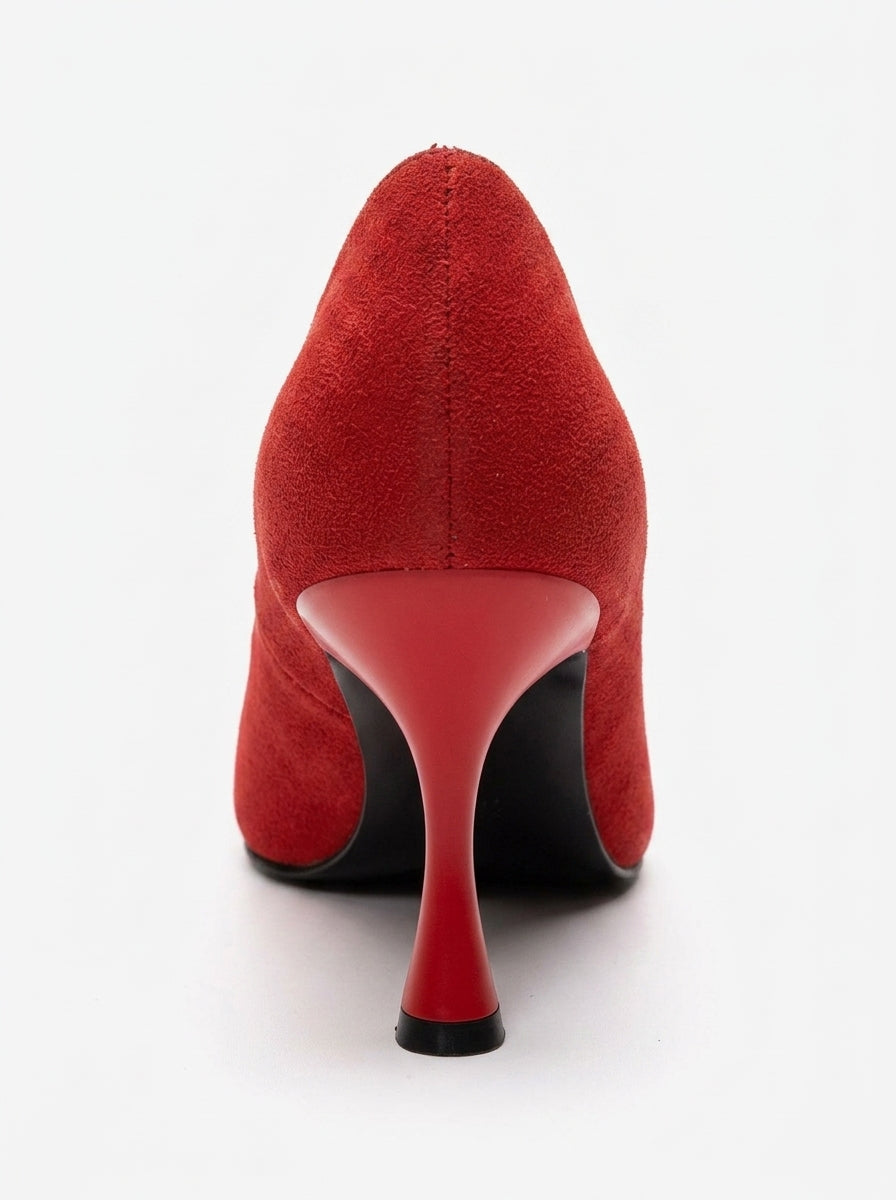 VARELIA - Red Suede Stiletto Pump (Women)