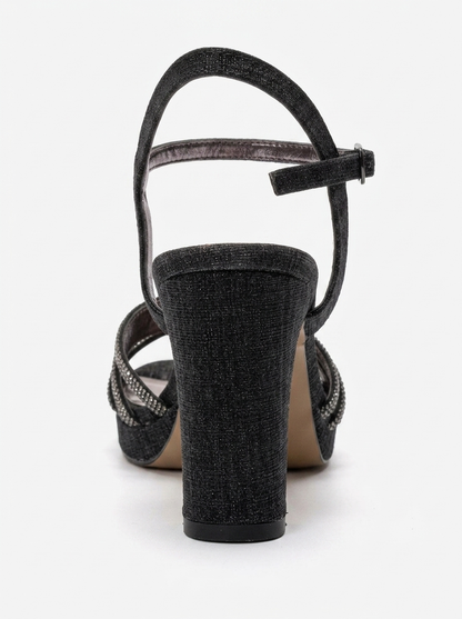 JARENA - Black Block Heel Pump (Women)
