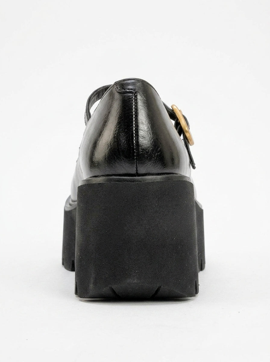 Linley Black Platform Loafer (Women)