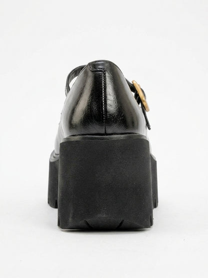Linley Black Platform Loafer (Women)