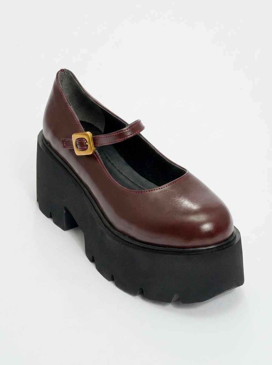Linley Burgundy Platform Loafer (Women)