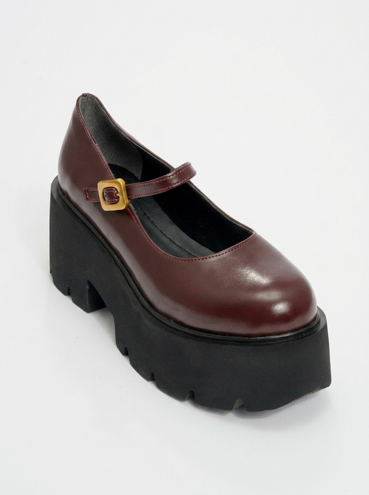 Linley Burgundy Platform Loafer (Women)