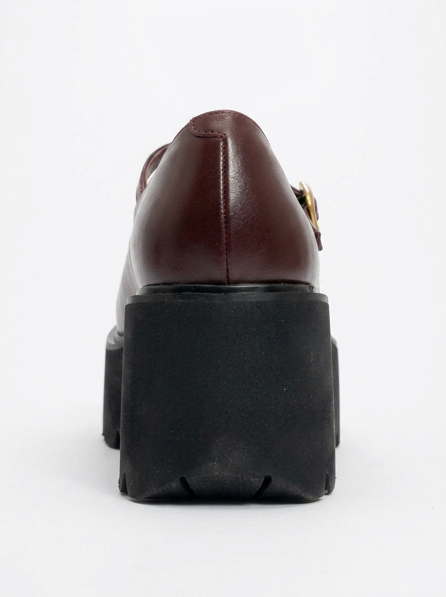 Linley Burgundy Platform Loafer (Women)