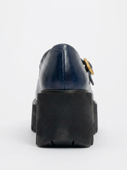 Linley Navy Platform Loafer (Women)