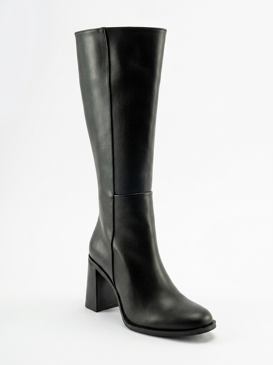 Maranta - Bota alta de tacón negro (Mujer)