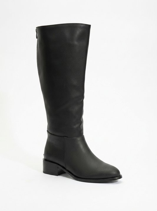 Svetlo - Black Back-Zip Knee-High Boot (Women)