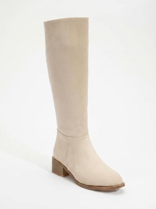 Svetlo - Beige Back-Zip Knee-High Boot (Women)