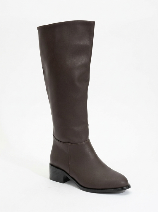 Svetlo - Brown Back-Zip Knee-High Boot (Women)