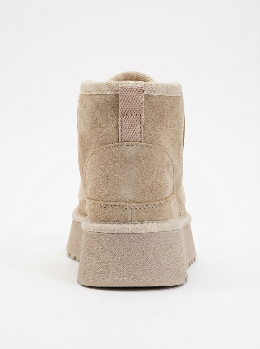 Tyson - Bota con cordones beige (Mujer)