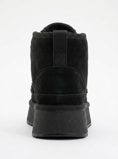 Tyson - Botín Negro con Cordones (Mujer)