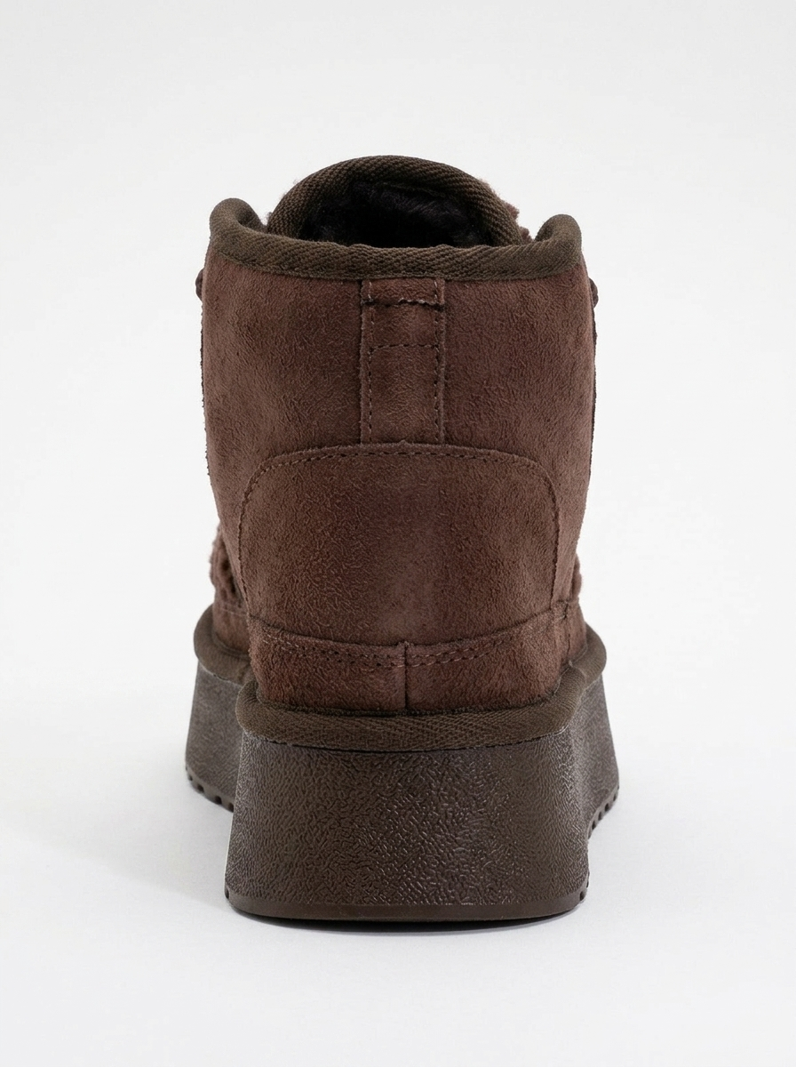 Tyson - Bota con cordones marrón (Mujer)